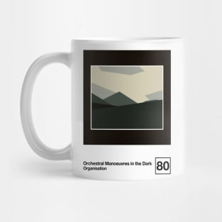 Organisation / Minimalist Style Graphic Artwork Design Mug